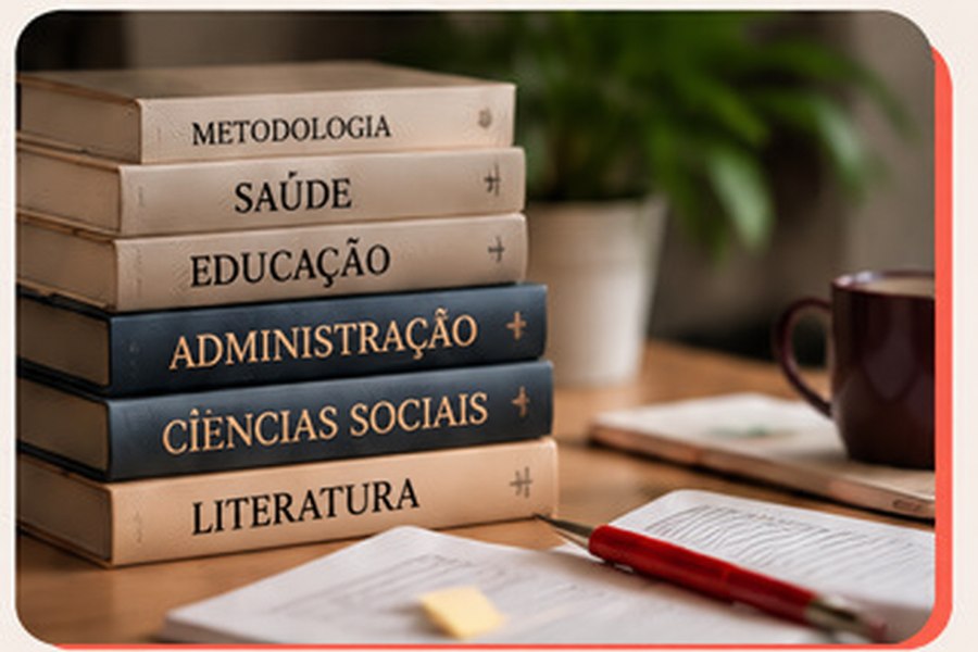 Livros e área acadêmica